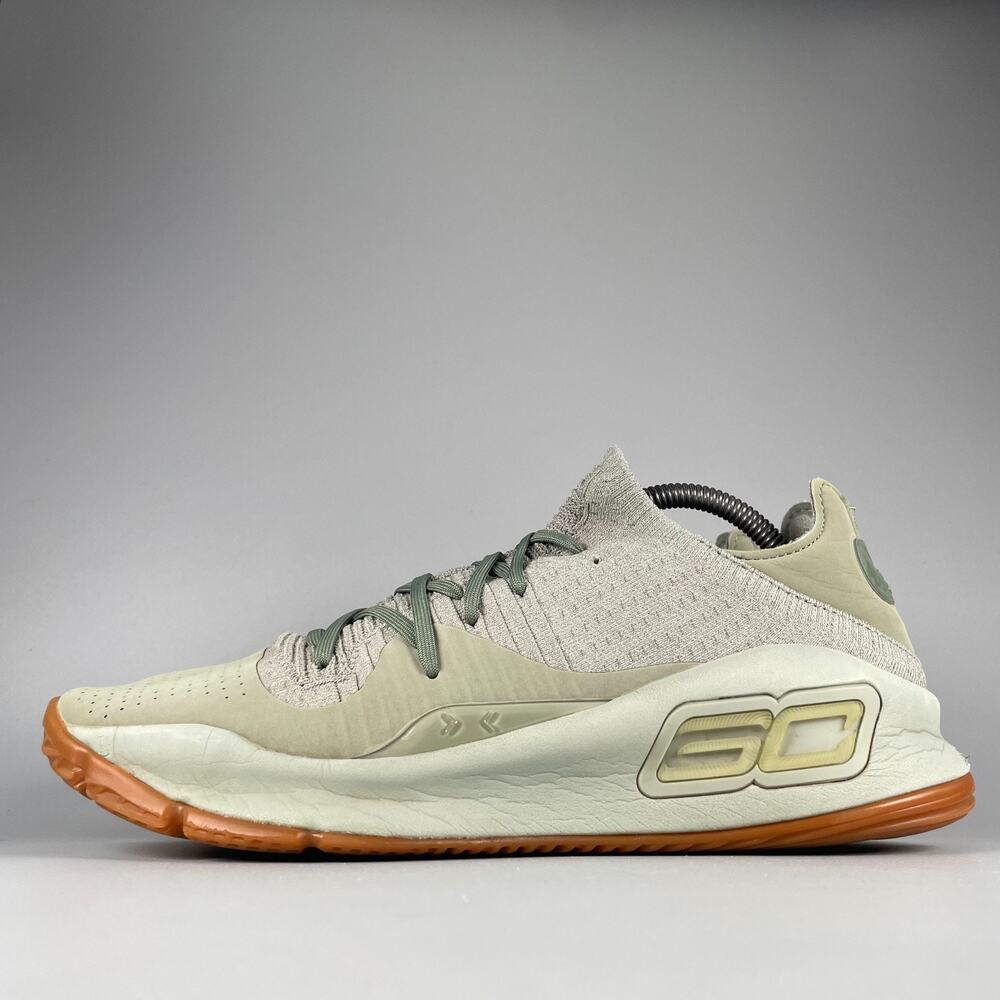 Under Armour Curry 4 Low Men's 11 Grove Green Basketball Sneakers Athletic Shoes